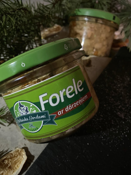 Forele ar dārzeņiem (200g)