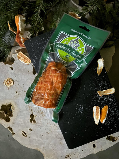 Karsti kūpināta foreles rulete